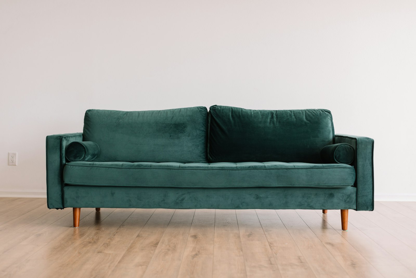 Sofas furniture in a warm natural interior
